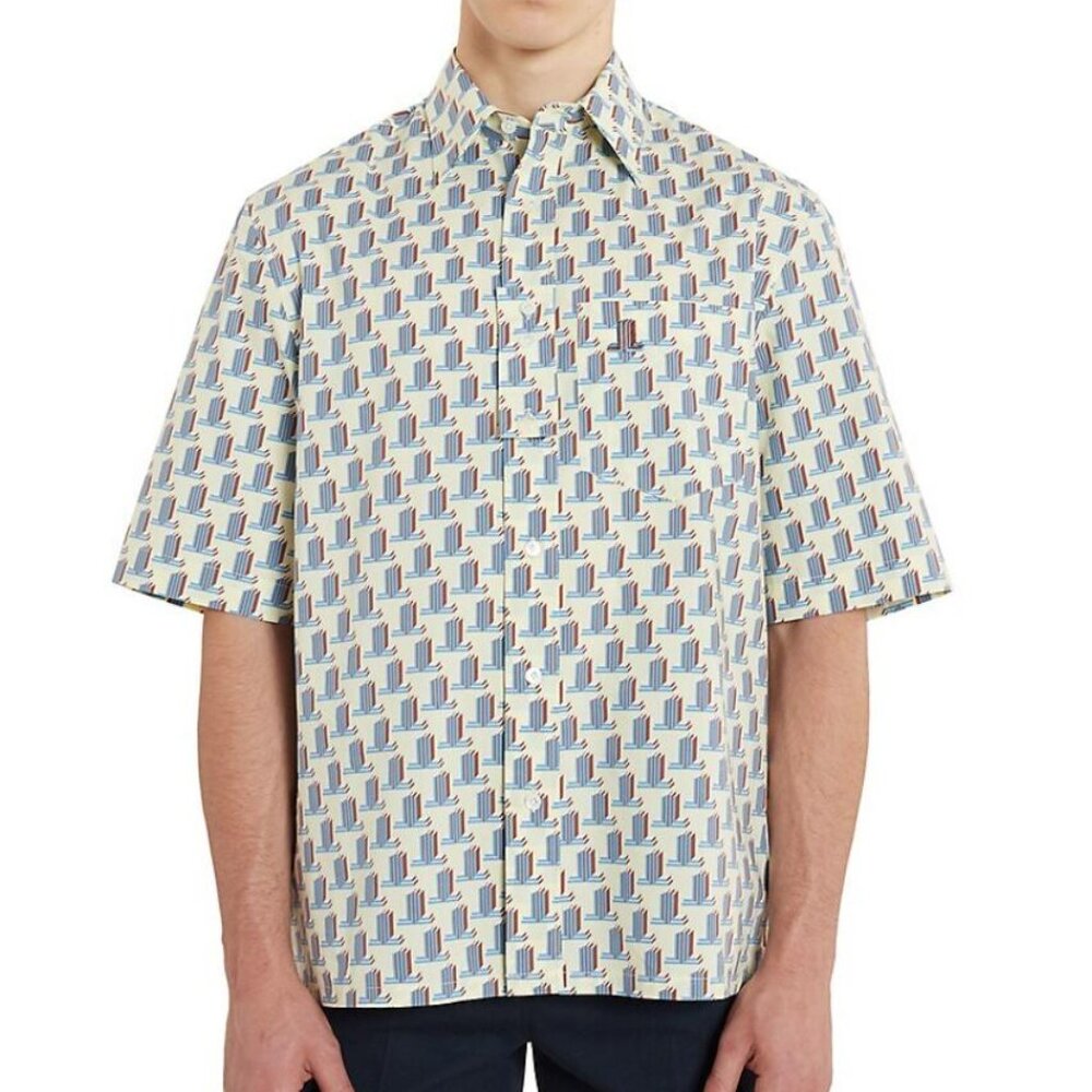 BNWT SS22 LANVIN PRINT SHIRT 41 & 43
